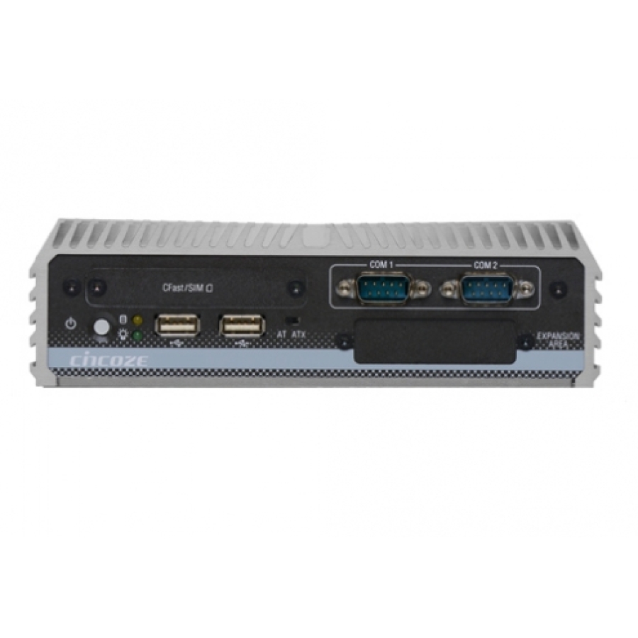 Cincoze DC-1100 Intel Atom E3845 Quad Core Fanless PC w/ 2x Mini-PCIe Expansion