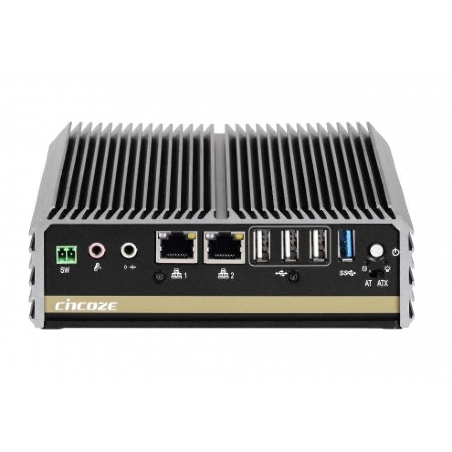 Cincoze DA-1000 Intel Atom E3826 Dual Core Fanless Embedded PC w/ 2 x PCIe