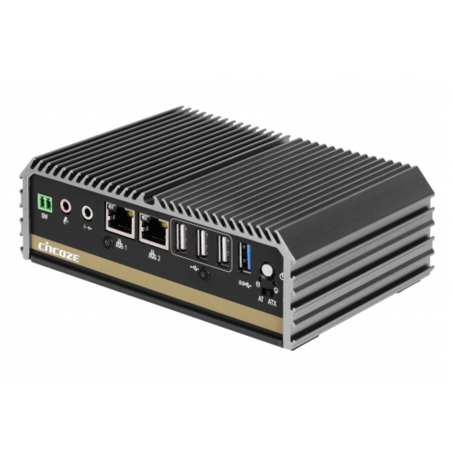 Cincoze DA-1000 Intel Atom E3826 Dual Core Fanless Embedded PC w/ 2 x PCIe