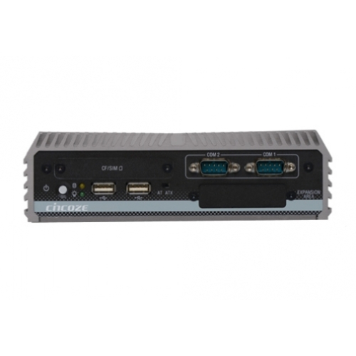 Cincoze DC-1000 Intel Atom Fanless Embedded PC w/ 4 x DIO, 4 x COM via RS-232