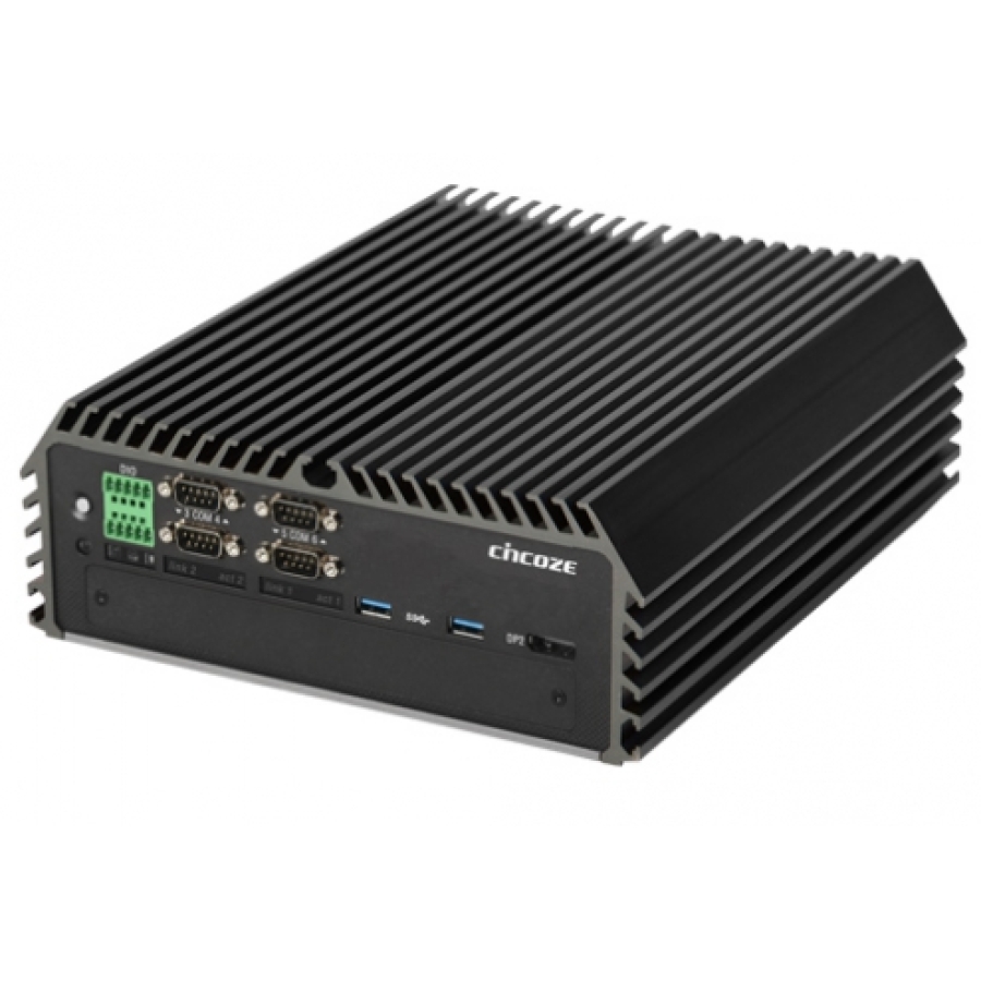 Cincoze DS-1000 Intel Core i3/i5/i7 Lüfterloser, robuster Embedded-PC 6 x COM, 8 x USB