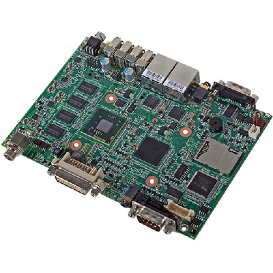 3.5" with Intel Atom options SBC with 2 LAN, 2 COM, DIO