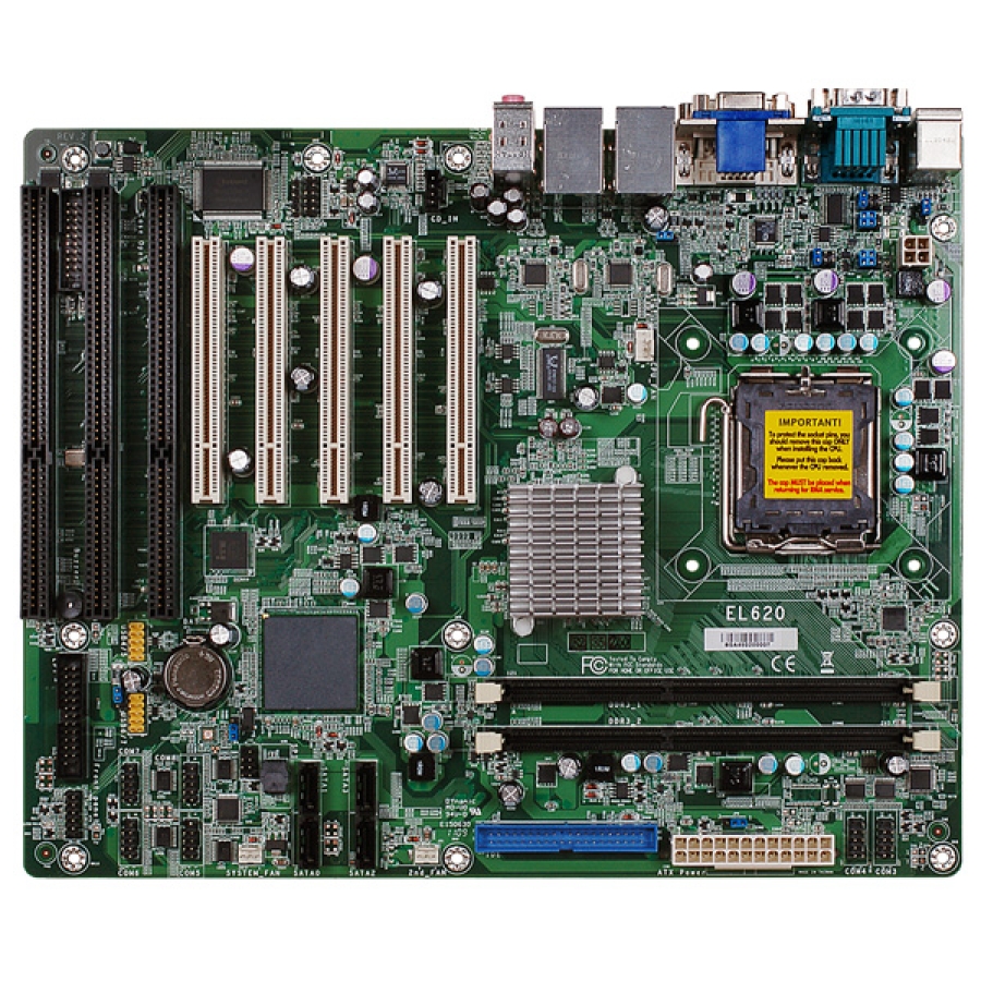 ATX Intel G41 Core 2 Duo avec 5 PCI, 3 ISA & 8 COM