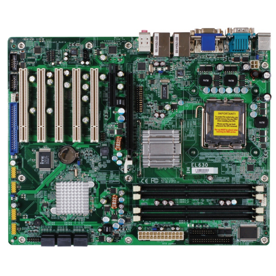 ATX Intel Q45 Core 2 Quad/Duo mit 1 PCIe[x16],[x4] & 5 PCI