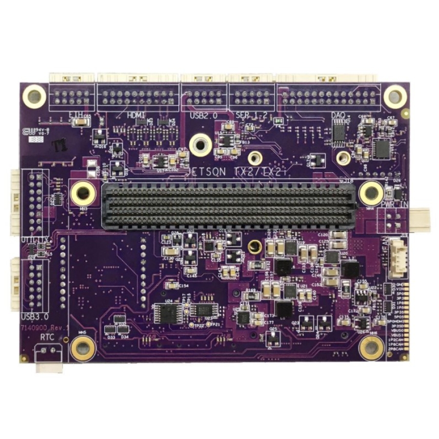 Diamond Systems JETHRO Carte porteuse NVIDIA Jetson TX2/TX2i avec entrées CSI 4-CH