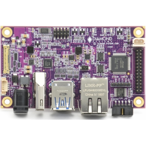 Diamond Systems ZIGGY NVIDIA Jetson TX2/TX2i Mini Carrier Board avec entrée caméra