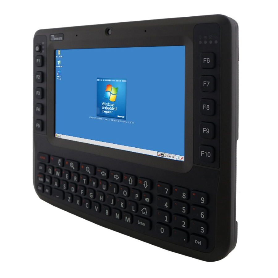 Winmate Ordinateur embarqué FM08 8" Intel Quad-Core Atom E3845 avec clavier