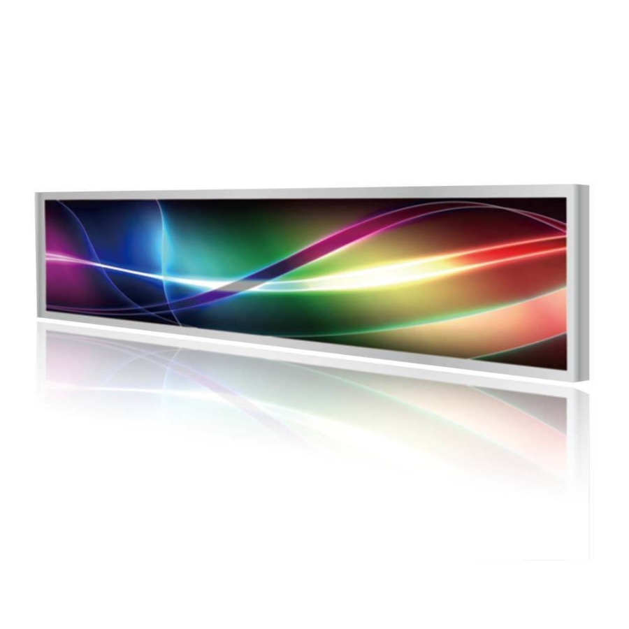 16.3" Ultra Wide Stretched Bar LCD Kit (1366x238) 400 NIT