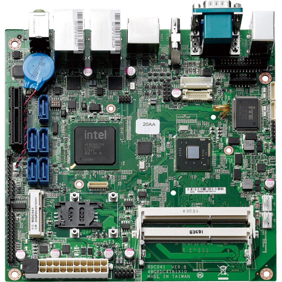 Mini-ITX, Intel Atom Dual-Core D2550 1.86GHz with mPCIe & PCIe