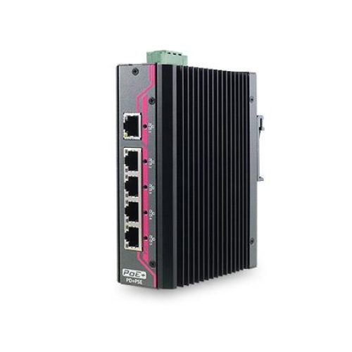 Neousys EDX-104 Mobile Surveillance 5-Port PoE+ Unmanaged Ethernet Switch