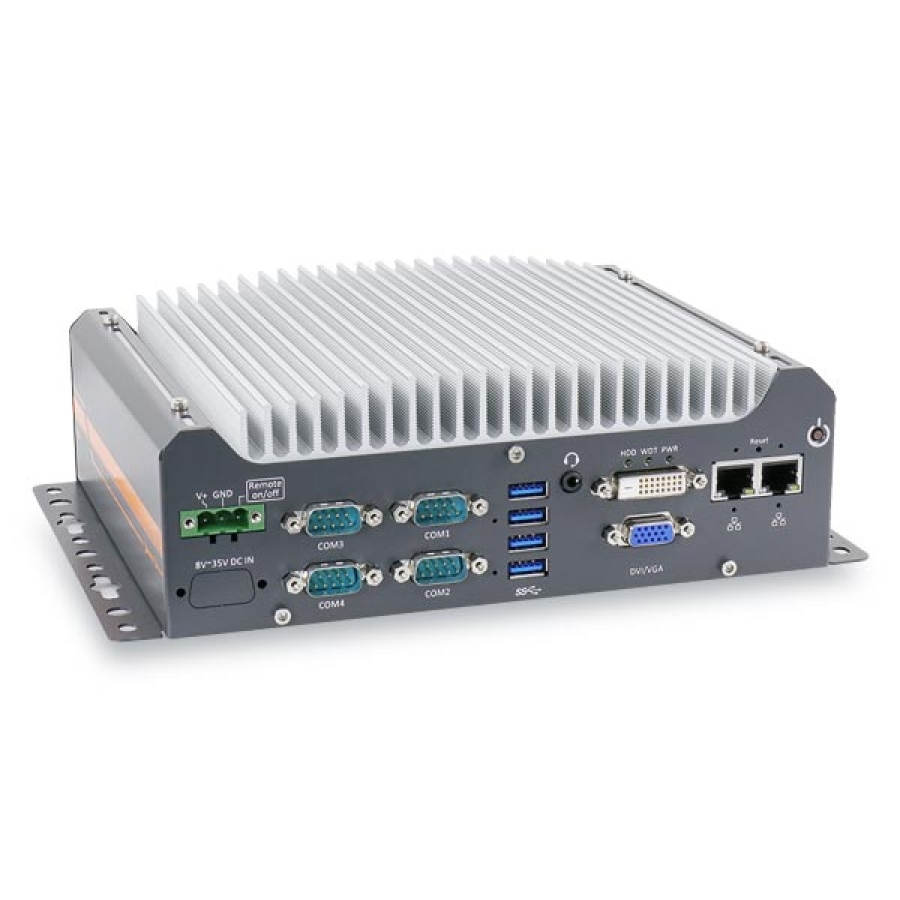 Neousys Nuvo-7505D Compact Fanless Embedded Computer w/ Isolated DIO,COM & 2 GbE