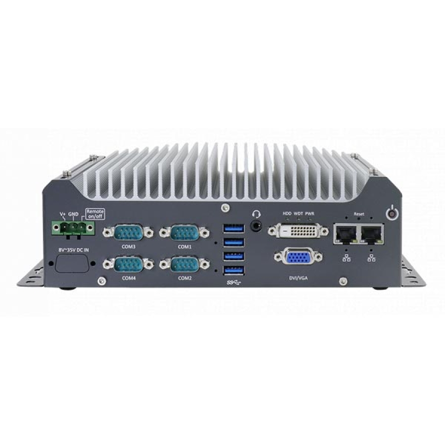 Neousys Nuvo-7505D Compact Fanless Embedded Computer w/ Isolated DIO,COM & 2 GbE