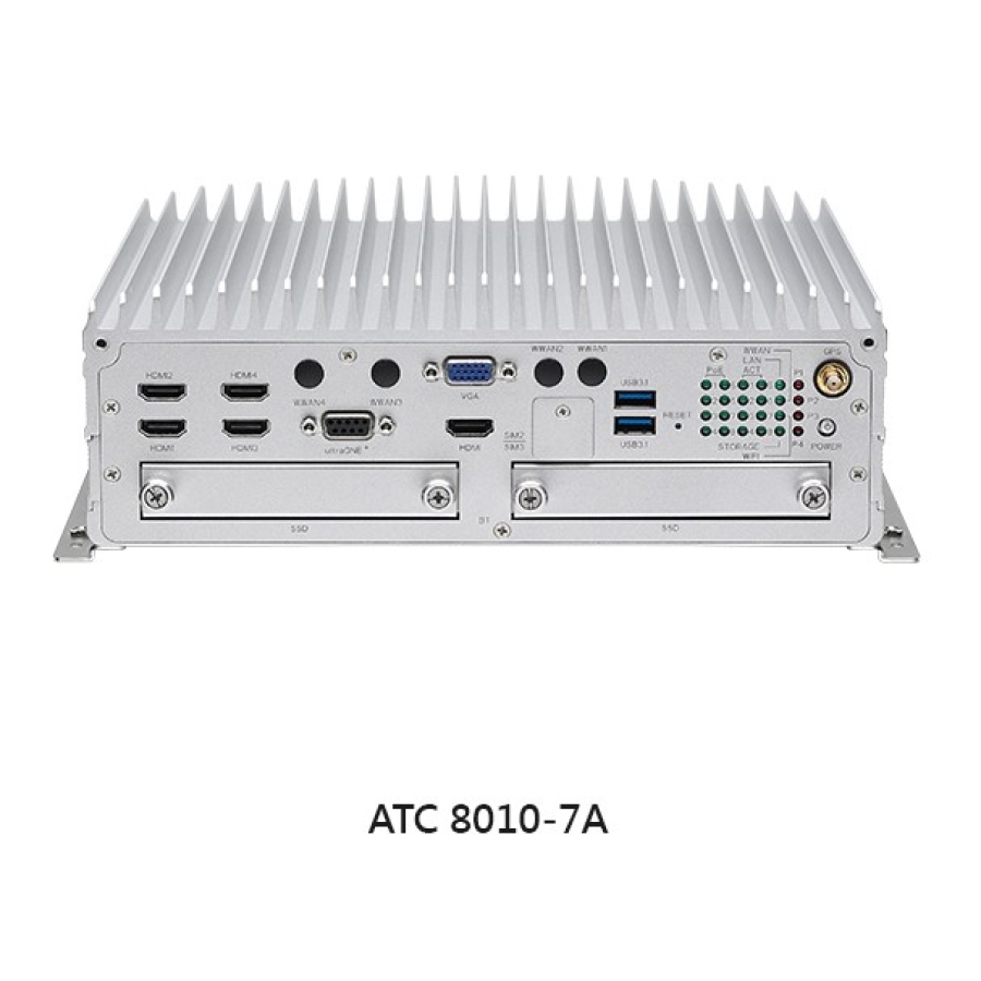 Nexcom ATC 8010-7A/AF/DF 8th Gen Intel Core,NVIDIA Powerful Intelligent Platform
