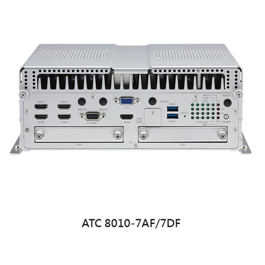 Nexcom ATC 8010-7A/AF/DF 8. Generation Intel Core, NVIDIA Leistungsstarke intelligente Plattform