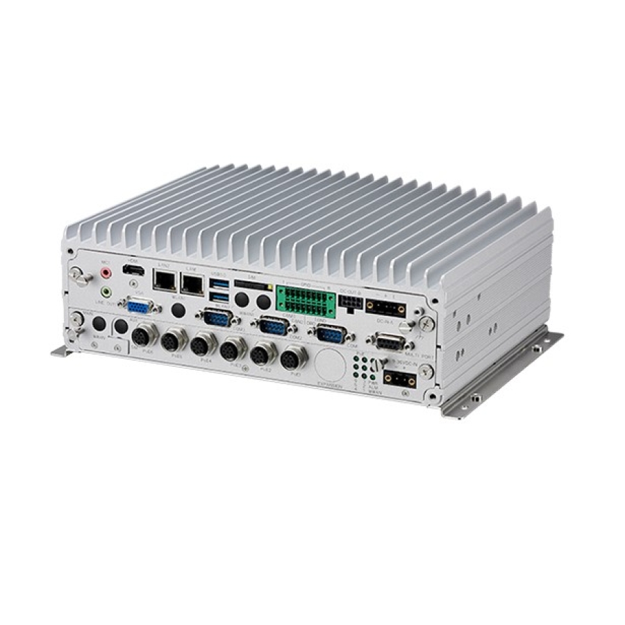 Nexcom MVS 5603-C6SMK Intel Core 6-CH PoE Mobiler Computer für den Einsatz im Fahrzeug