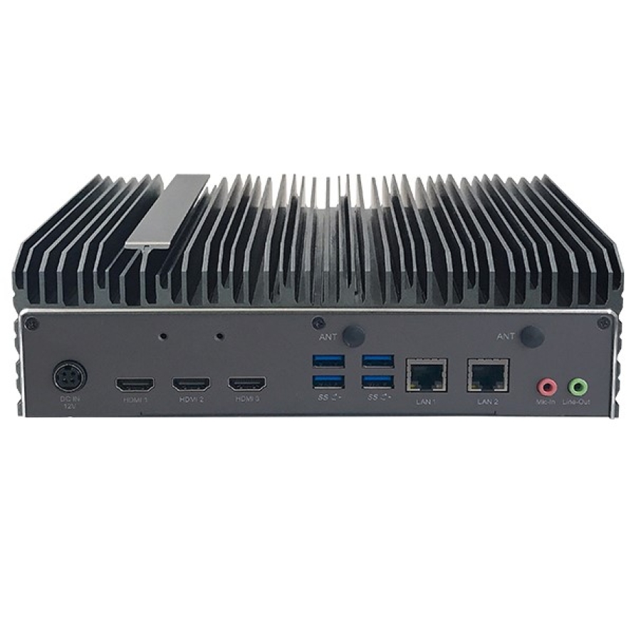 Nexcom NDiS B560 8/9th Gen Intel Core Fanless Embedded Computer w/ 6x USB