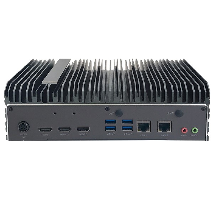 Nexcom NDiS B560 8/9th Gen Intel Core lüfterloser Embedded Computer mit 6x USB