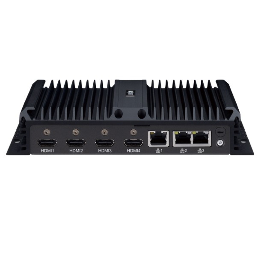 Nexcom NISE 70-T01/T02/T03 Intel Celeron 6305E Fanless System with 4x HDMI ports