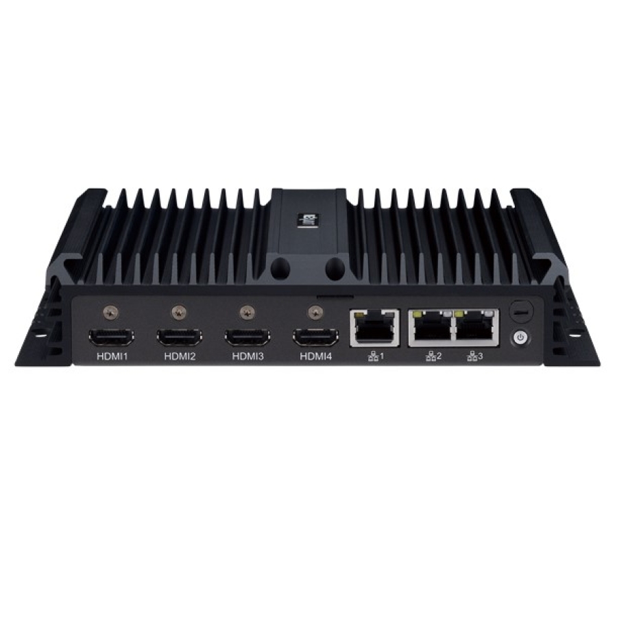 Nexcom NISE 70-T01/T02/T03 Intel Celeron 6305E Lüfterloses System mit 4x HDMI-Anschlüssen