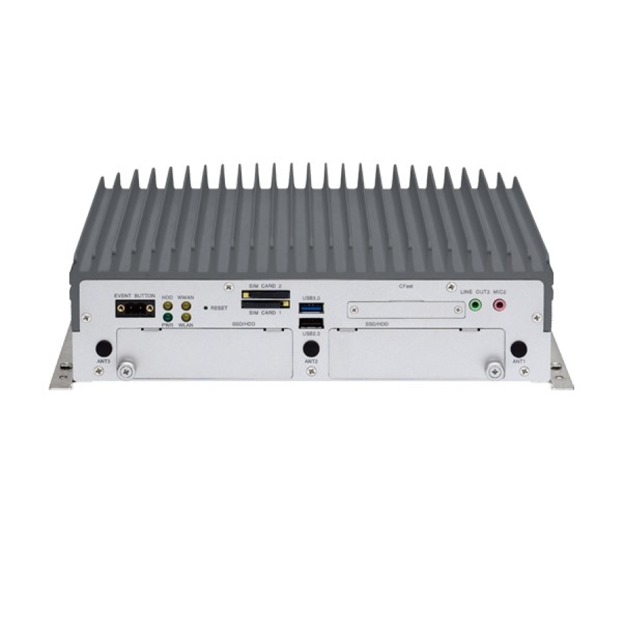 Nexcom Système de surveillance sans ventilateur NViS 3720 Intel Core i7-4650U Mobile NVR