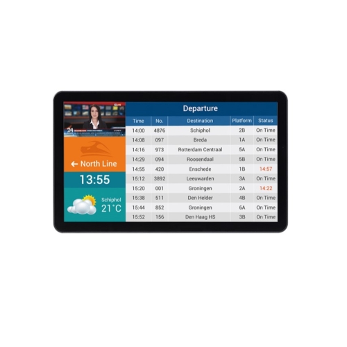 Nexcom TPPC 2401 23.8" Intel Atom Full-HD Passenger Information Panel PC sans ventilateur