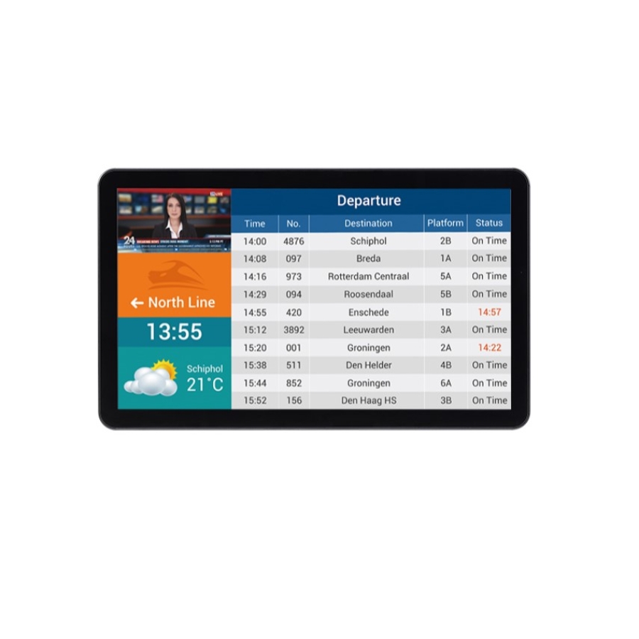 Nexcom TPPC 2401 23.8" Intel Atom Full-HD Passenger Information Fanless Panel PC