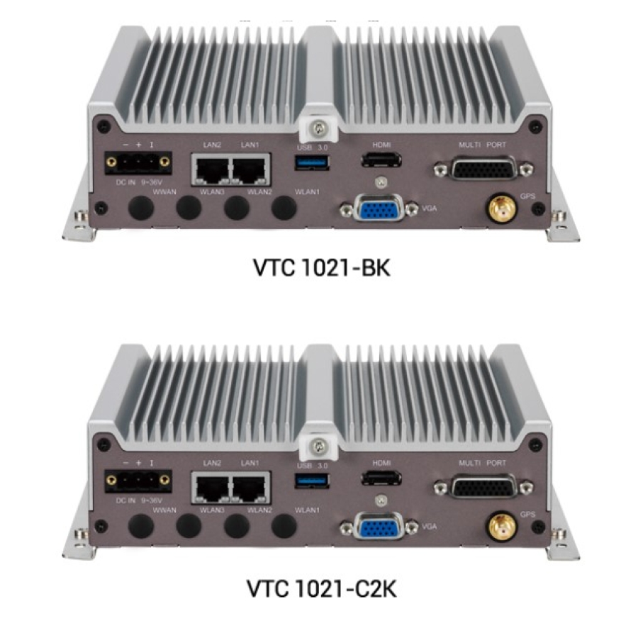 Nexcom VTC 1021-BK/C2K Ordinateur embarqué sans ventilateur Intel Atom x5-E3940