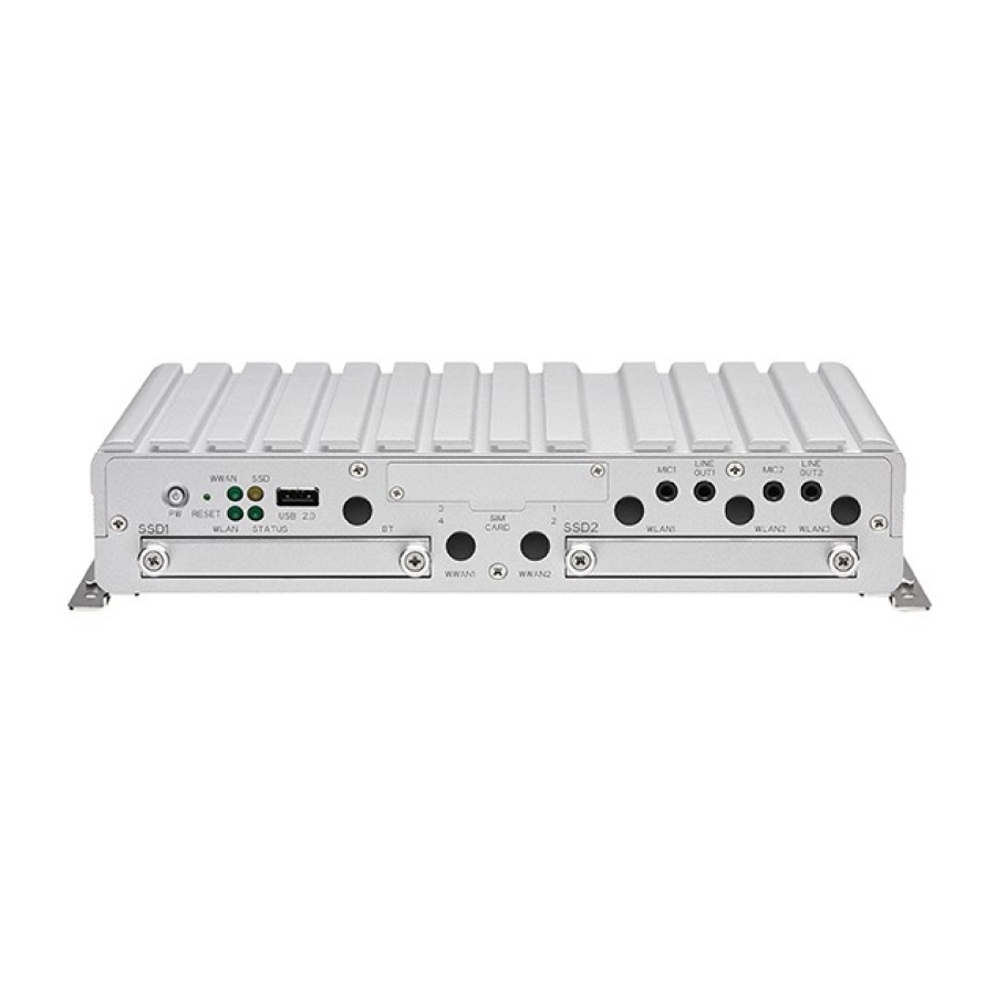 Nexcom VTC 6220-BK Intel Atom x7-E3950 Fanless In-Vehicle Computer