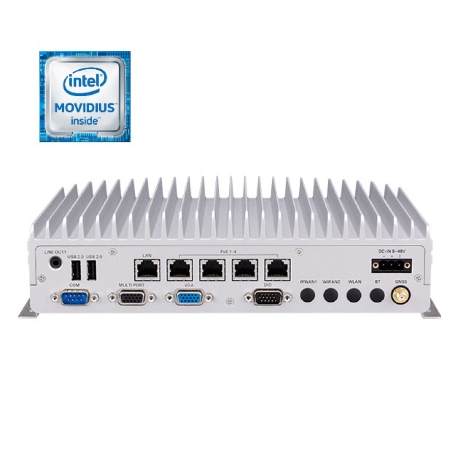 Nexcom VTC 6222-IMIoT Intel Atom E3950, Intel Movidius AI Edge Vehicle Lösung