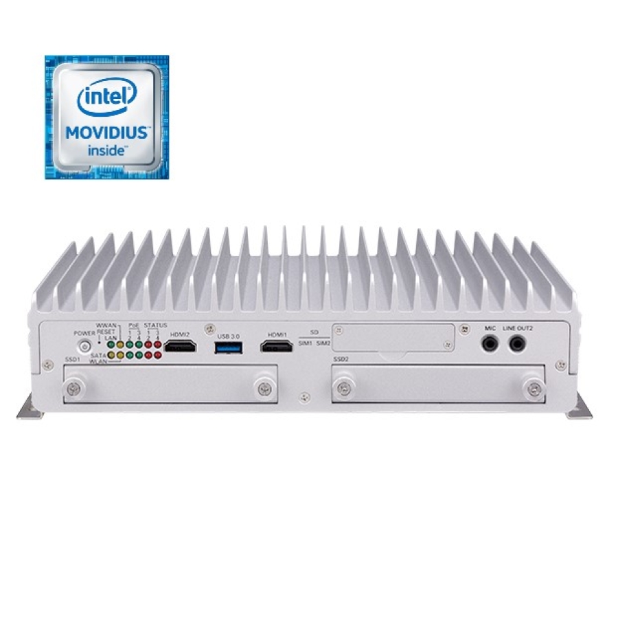 Nexcom VTC 6222-IMIoT Intel Atom E3950, Intel Movidius AI Edge Vehicle Solution