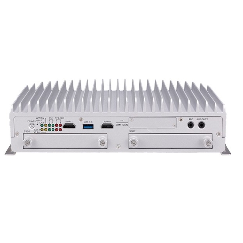 Nexcom VTC 6222 Intel Atom E3950, Fanless 4-CH PoE In-Vehicle Computer