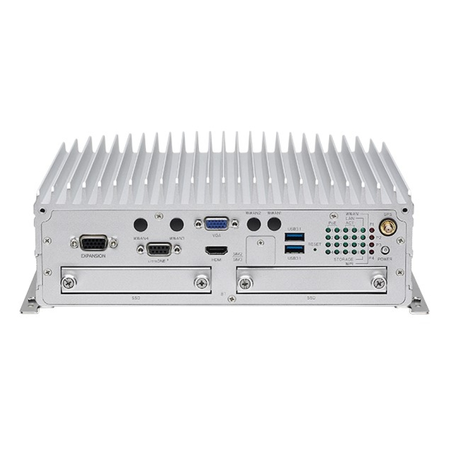 Nexcom VTC 7250-7C8 8th Gen Intel Core i7-8700T Fanless 8-CH PoE Mobile NVR