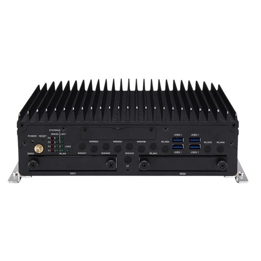 Nexcom nROK 7251-7A 9th Gen Intel Core Fanless Rolling Stock Computer w/ 2x LAN