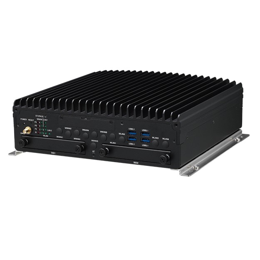 Nexcom nROK 7251-7A 9th Gen Intel Core Fanless Rolling Stock Computer w/ 2x LAN