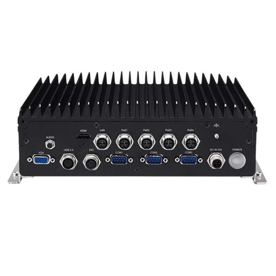 Nexcom nROK 7251-7C4 9th Gen Intel Core Fanless Rolling Stock Computer w/ 5x LAN