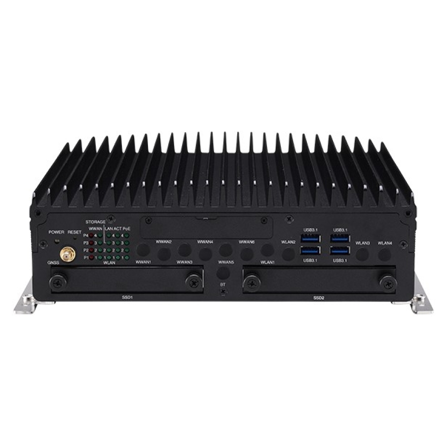 Nexcom nROK 7251-7C4 9th Gen Intel Core Fanless Rolling Stock Computer w/ 5x LAN