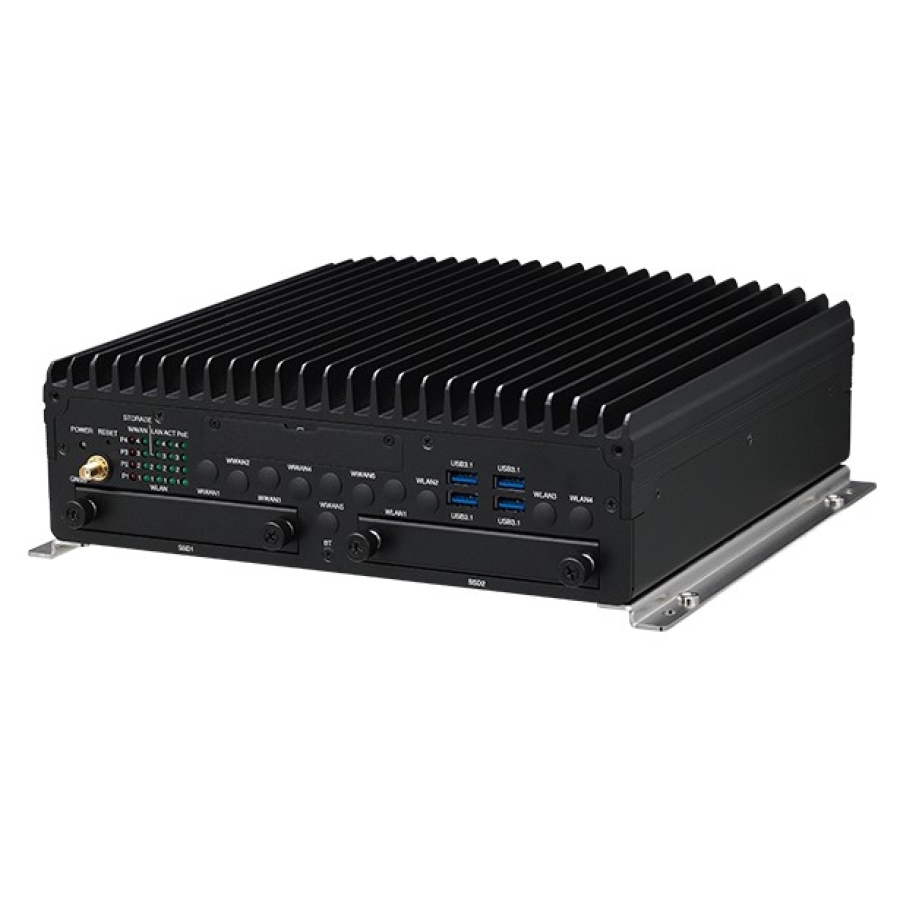 Nexcom nROK 7251-7C4 9. Generation Intel Core lüfterloser Rolling Stock Computer mit 5x LAN