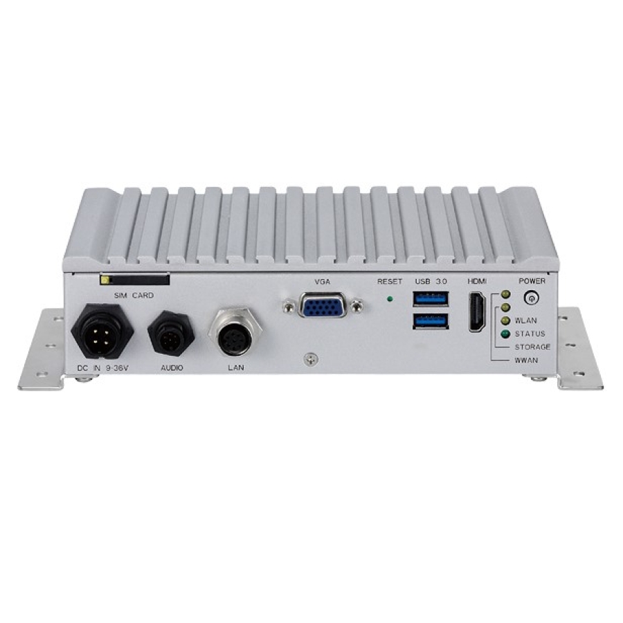 Nexcom nROK 1020 Intel Atom x5-E3950 Fanless Railway Computer w/ EN50155