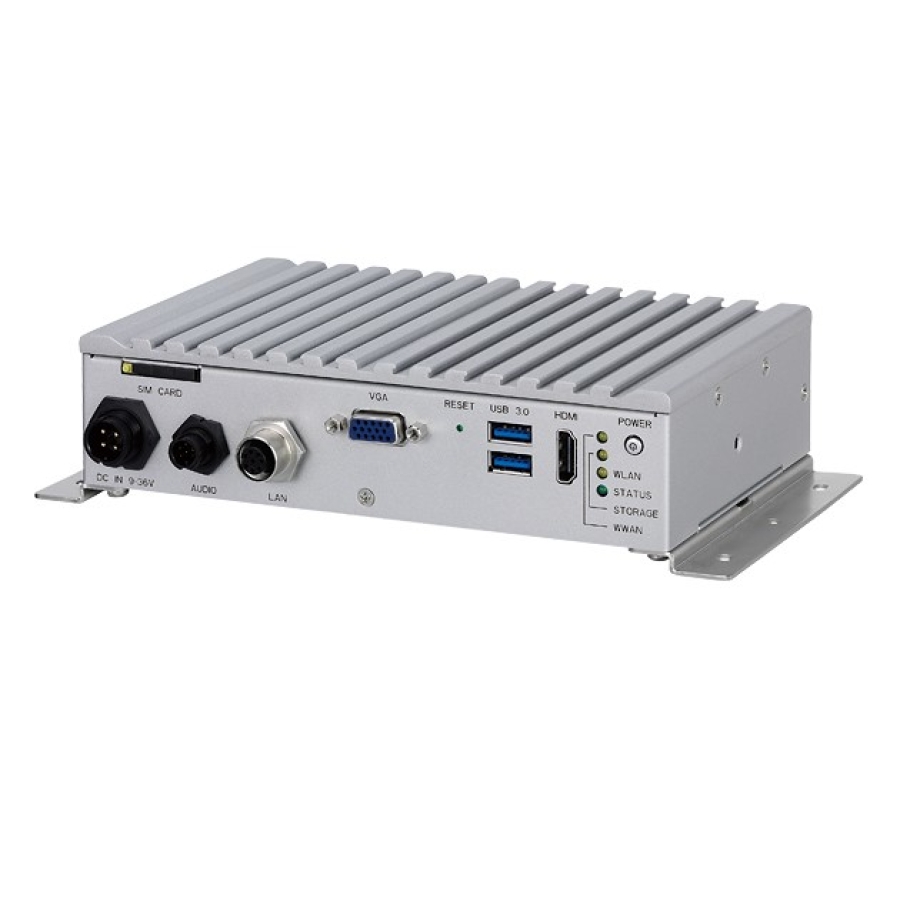 Nexcom nROK 1020 Intel Atom x5-E3950 Fanless Railway Computer w/ EN50155