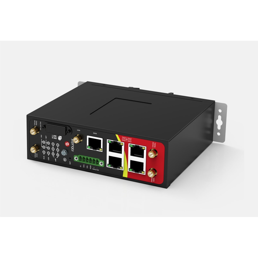 Robustel R2000 Routeur cellulaire 4G à double module avec 4 x PoE et Wi-Fi