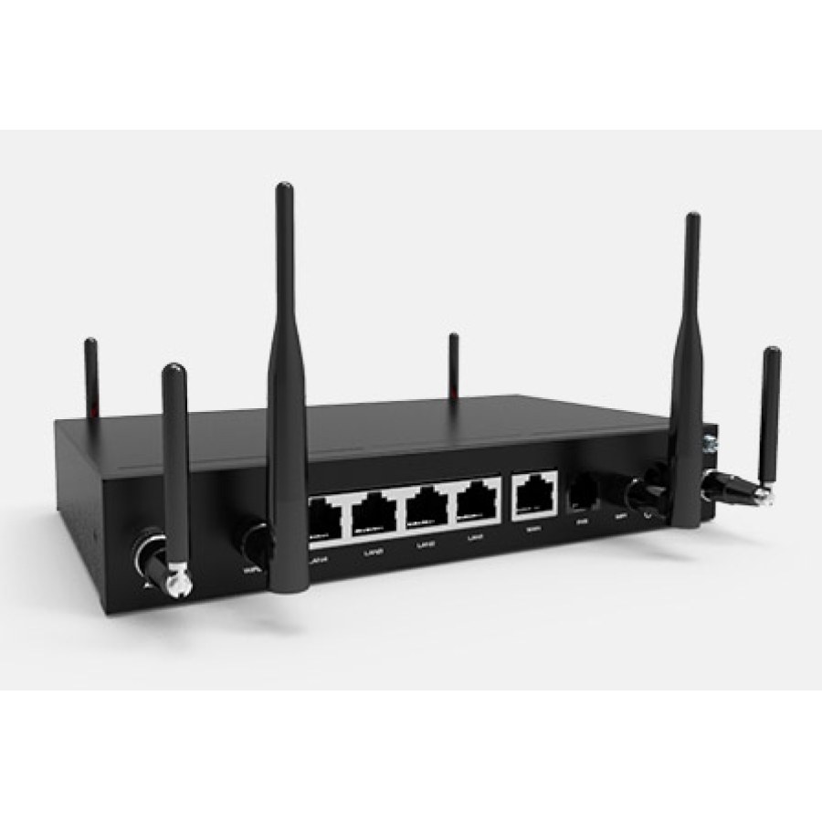 Robustel R2000 Ent Industrial Dual Module Cellular VPN Router mit Sprache.