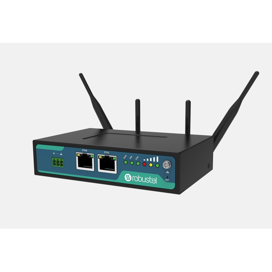 Robustel R2000 Preiswerter 2G/3G/4G-Mobilfunk-Router mit 2 x LAN und Wi-Fi