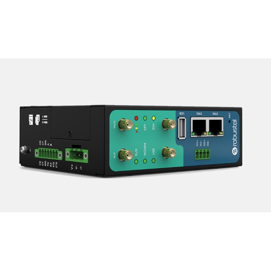 Robustel R3000 LG Industrial LoRaWAN Gateway w/ Ethernet & Wireless 4G/3G/2G