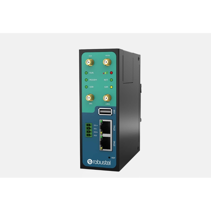 Robustel R3000 LG Passerelle industrielle LoRaWAN avec Ethernet et sans fil 4G/3G/2G