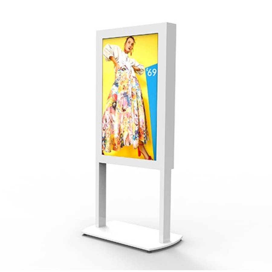 46" Freestanding 2500cd/m2 Ultra High Brightness Digital Poster