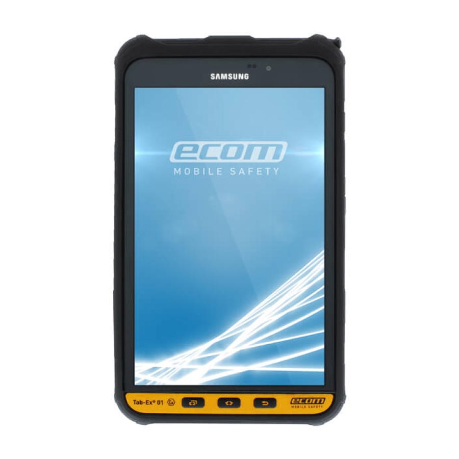 Ecom Tablette électronique Tab-Ex 01 | Zone 2 & DIV 2, 13.6mm / 0.54"