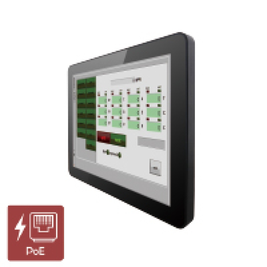 Winmate R10L100-PCT2-PoE 10.4" Front IP65 Industrial Touchscreen Monitor w/ PoE