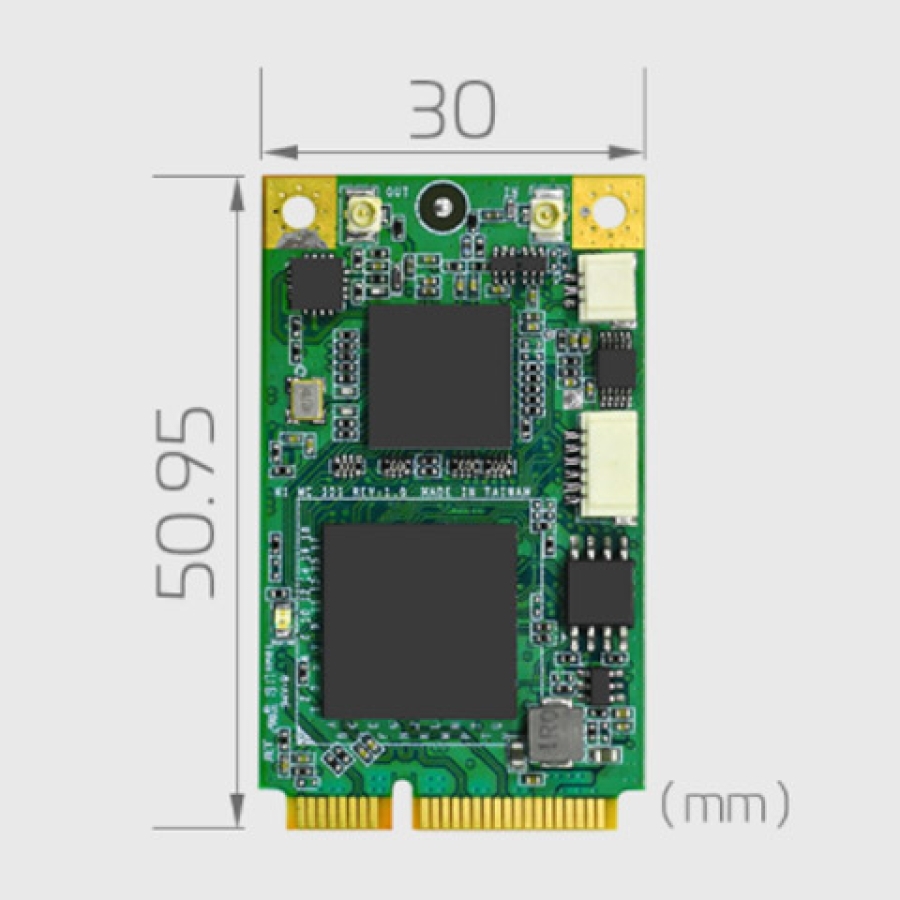 YUAN SC700N1 MC 1-Channel HDV/SDI 4:4:4 10 BITS Mini PCIe Video Capture Card