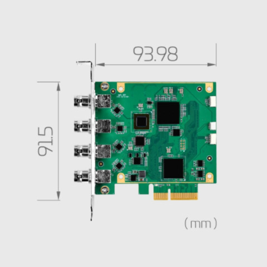 YUAN SC710N1 1-Kanal 4K60 12G-SDI PCIe Video Capture Karte