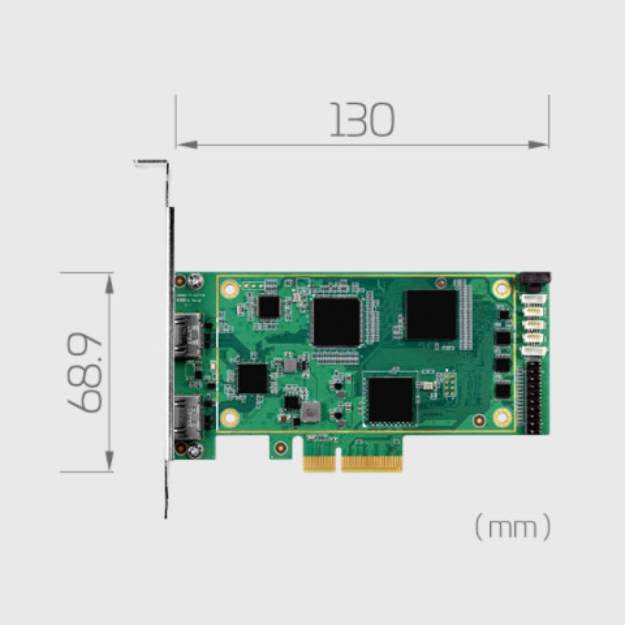 YUAN SC710N1-L 1-Kanal 4K60 PCIe Video Capture Karte